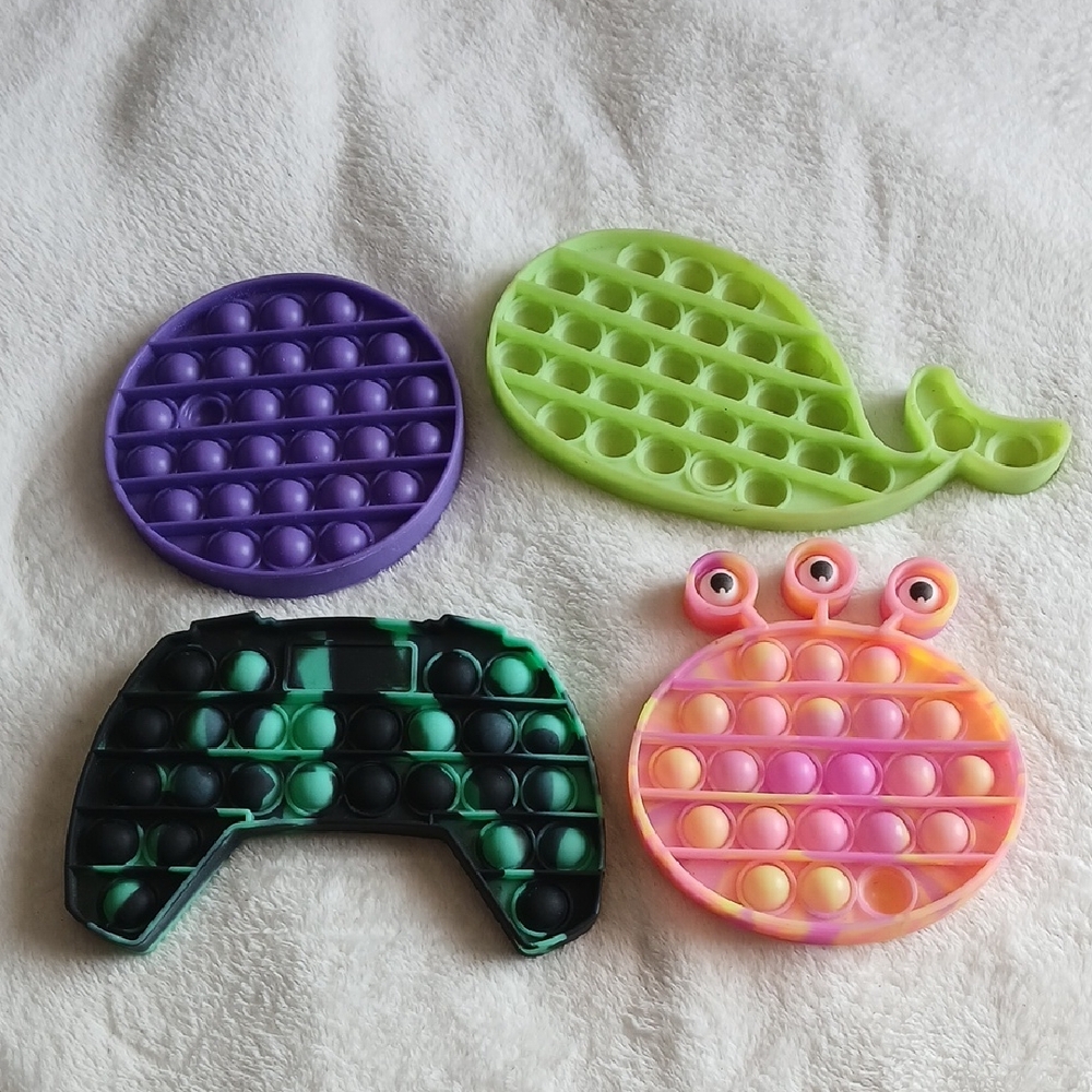 Vibrant Pop It Fidget Toy Collection